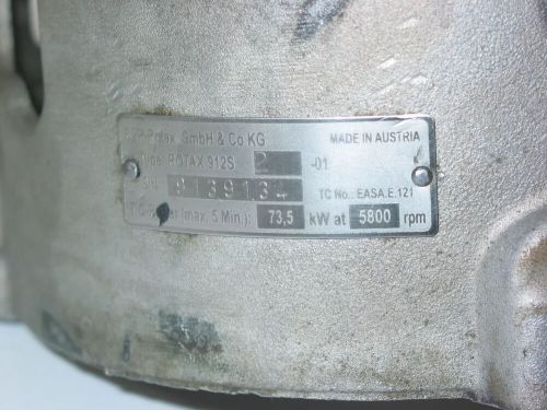 ROTAX 912-S IGNITION HOUSING COMPLETE WITH WATERPUMP FROM LATE MODEL 2019 912 S, US $595.00, image 3