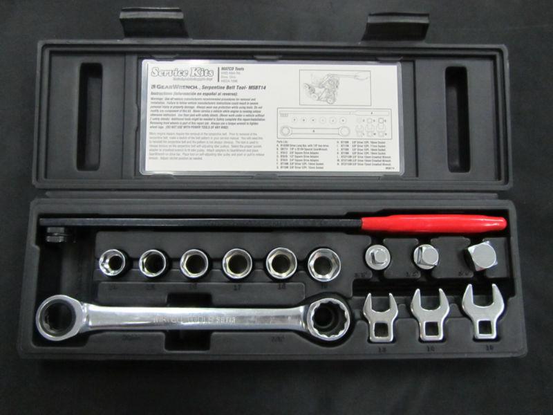 Matco Tools MSBT14 Serpentine Belt Tool in case USED!!!, US $0.99, image 2