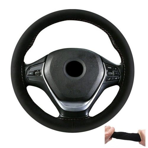 Upgrade Your Driving Experience with Handcrafted Suede Steering Wheel Cover, C $17.25, image 10