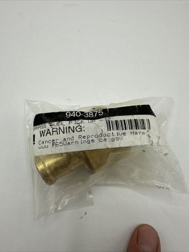 Speedway Motors Brass Fuel Pick-Up, -12 AN 9403875, US $24.00, image 2