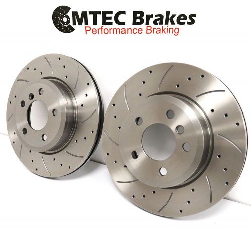 Skoda Karoq 2.0 TDi 07/17- Front Brake Discs Drilled Grooved & MTEC Pads, US $, image 7