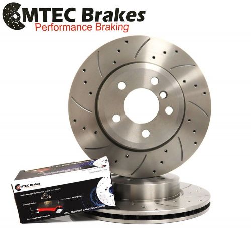 Skoda Karoq 2.0 TDi 07/17- Front Brake Discs Drilled Grooved & MTEC Pads, US $, image 9