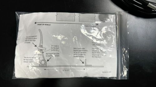 NEW Stroud Drag Parachute Release Cable KIT, 15 ft *NEW BLACK COLOR HANDLE*, US $134.99, image 4