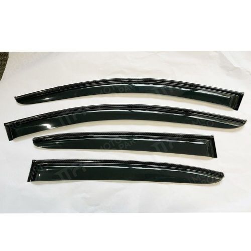 Fits 2013-17 Honda Accord Carbon Fiber Print Trim Window Visors Wind Deflectors, US $46.59, image 5