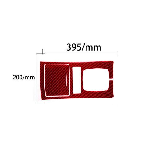 2pcs For INFINITI FX35 QX70 Red Carbon Fiber Gear Shift Cup Holder Sticker Trim, US $69.01, image 4