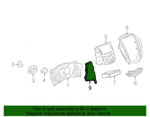 Genuine GM Passenger Side Instrument Panel Trim Panel Bracket 20969314, US $25.00, image 3