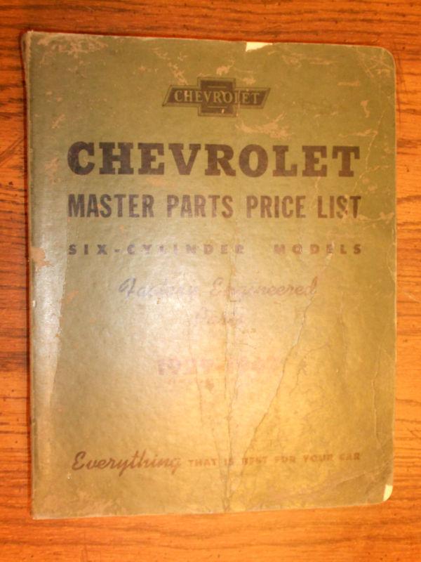1929-1947 CHEVROLET CAR AND TRUCK PARTS BOOK / CATALOG / ORIGINAL!!, US $64.50, image 3