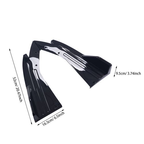 2x Universal Car Rear Bumper Lip Side Splitter Diffuser Spoiler Body Kit Classic, US $34.50, image 5