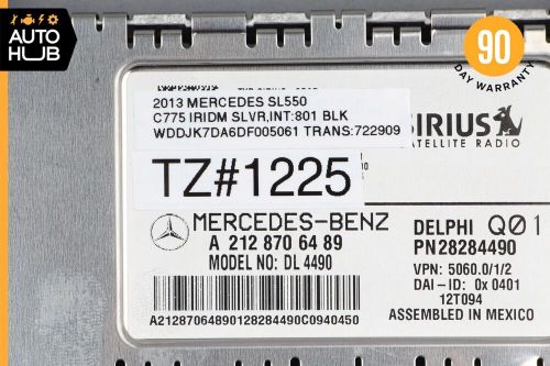 Mercedes W204 C250 CLS550 GLK350 Sirius Satellite Radio Receiver 2128706489 OEM, US $55.00, image 3