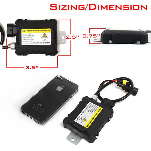 6K Slim Hid Kit+00-06 Silverado Suburban Tahoe Euro Headlights+Bumper Lights, US $60.77, image 4