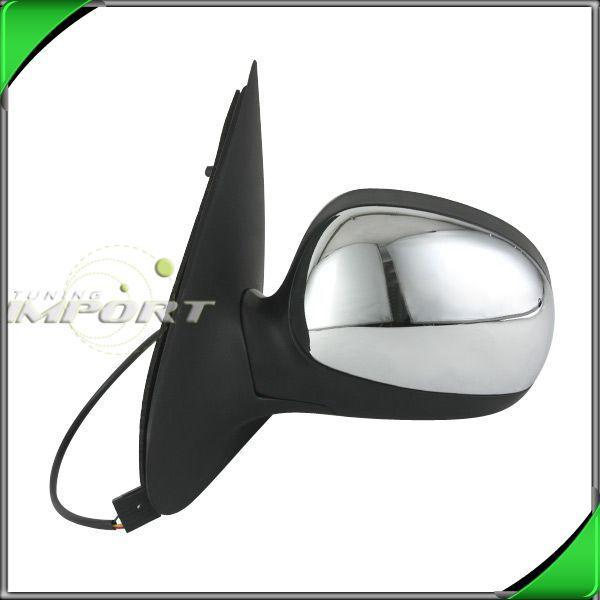 1998-2002 ford expedition power chrome no lamp driver left side mirror assembly