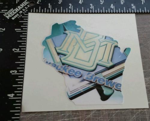 Milwaukee brewers wisconsin die cut decal sticker