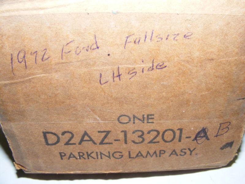 1972 FORD FULLSIZE PARK LAMP ASSY BODY BUCKET WIRING LH NOS NEW OLD STOCK, US $19.99, image 3