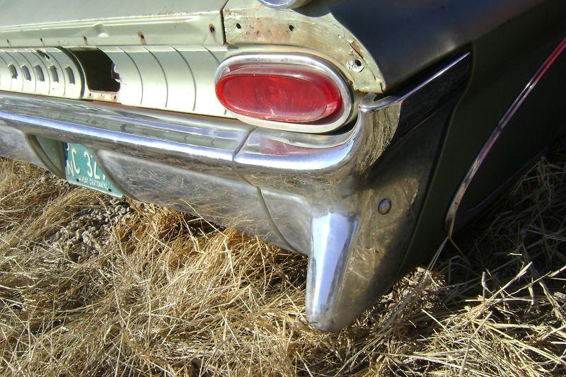 1959 59 Pontiac REAR BUMPER Catalina Bonneville Star Chief Solid, US $250.00, image 2