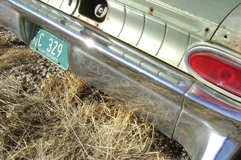 1959 59 Pontiac REAR BUMPER Catalina Bonneville Star Chief Solid, US $250.00, image 3