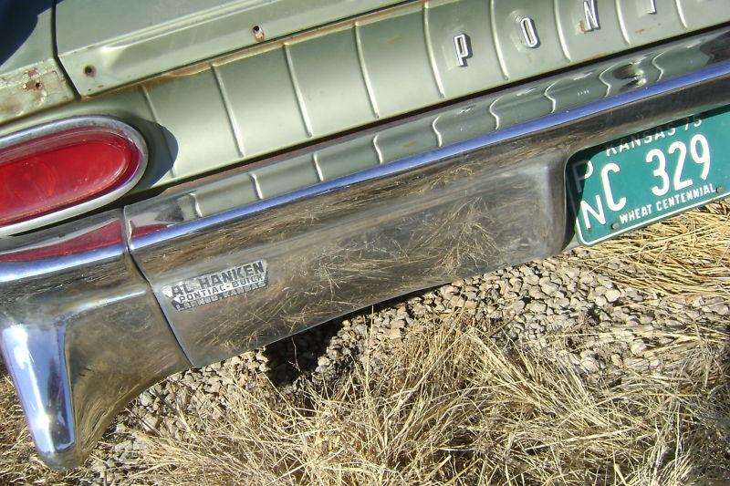 1959 59 Pontiac REAR BUMPER Catalina Bonneville Star Chief Solid, US $250.00, image 4