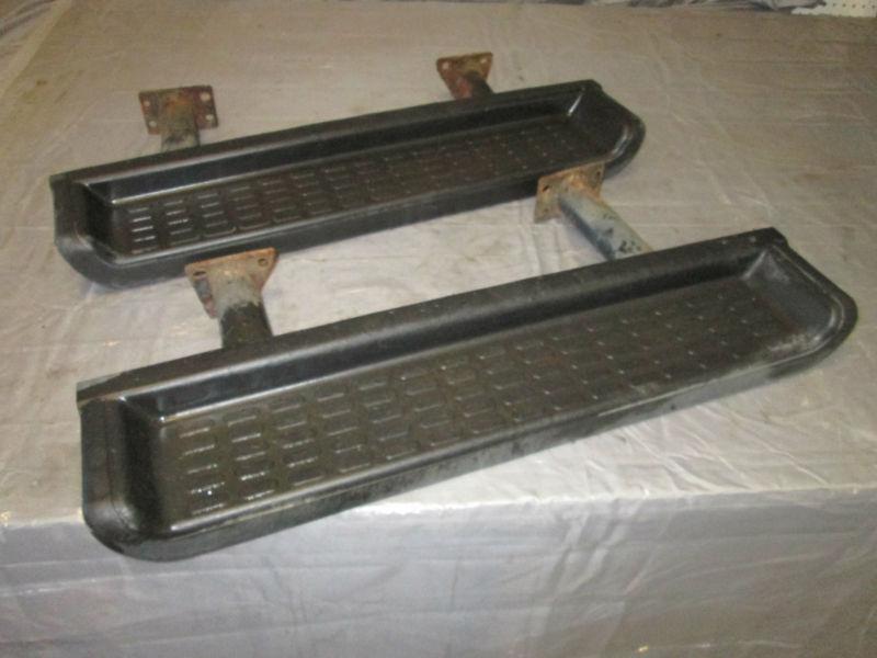 Factory side step running boards jeep wrangler tj 1997-2006 driver and passenger