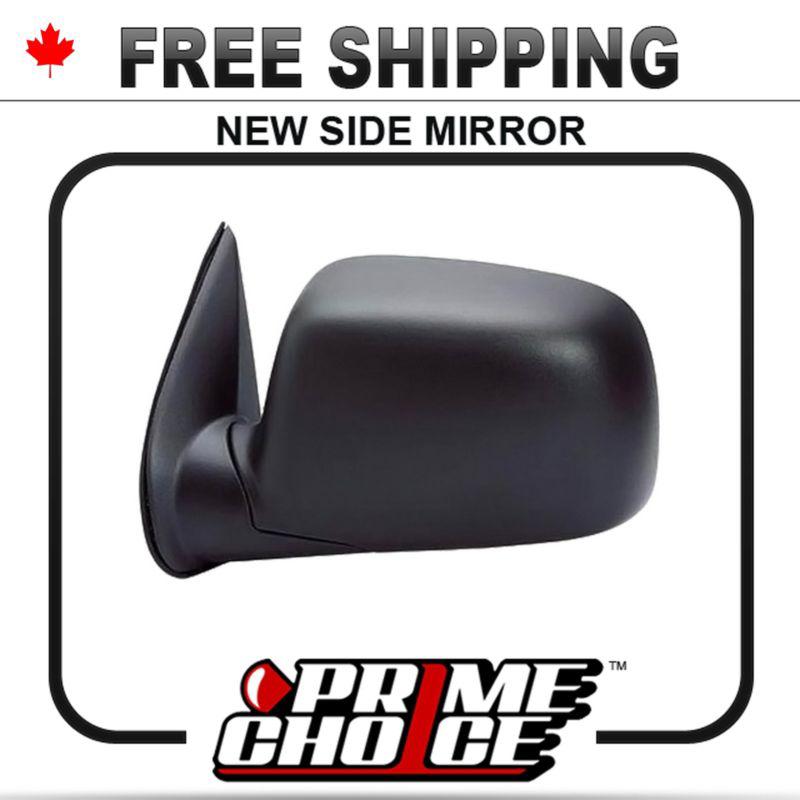 New power non heated drivers side view door mirror