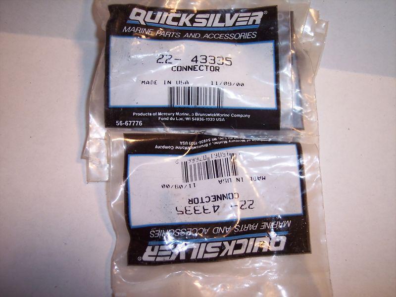 Mercury engine parts, # 22-43335 , connector