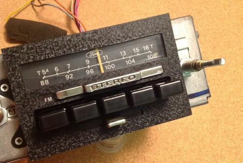 Vintage ford factory am/fm stereo radio