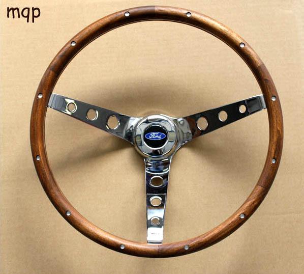 Sell Bronco F100 F150 F250 F350 Grant Wood Steering Wheel Real Hardwood