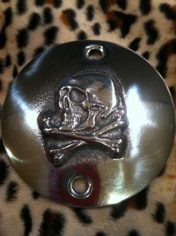 Sell IRONHEAD DEATH HEAD SKULL CHOPPER BOBBER HARLEY POINTS COVER