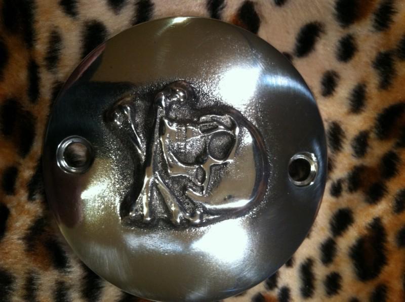 Sell IRONHEAD DEATH HEAD SKULL CHOPPER BOBBER HARLEY POINTS COVER