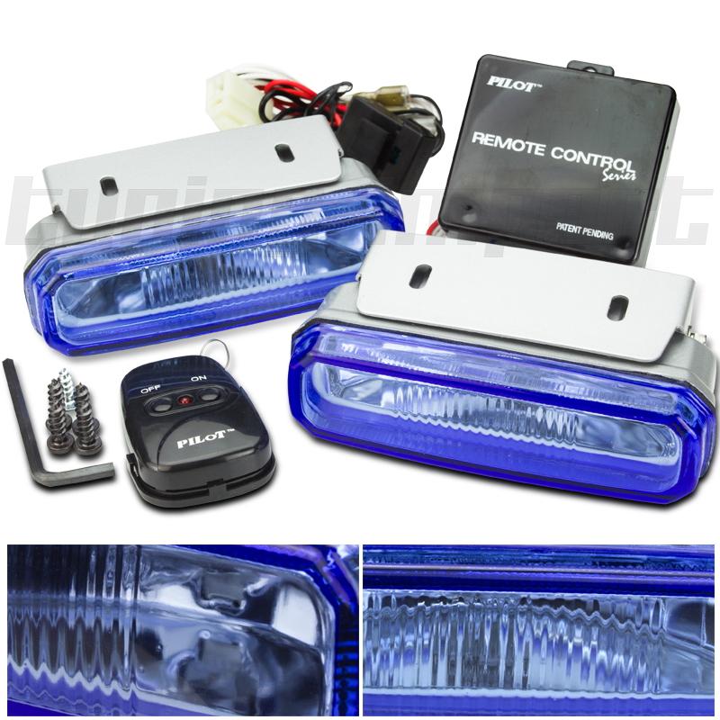 Sell JDM BLUE DRIVING FOG LIGHTS W HARNESS WIRELESS CONTROL LAMPS