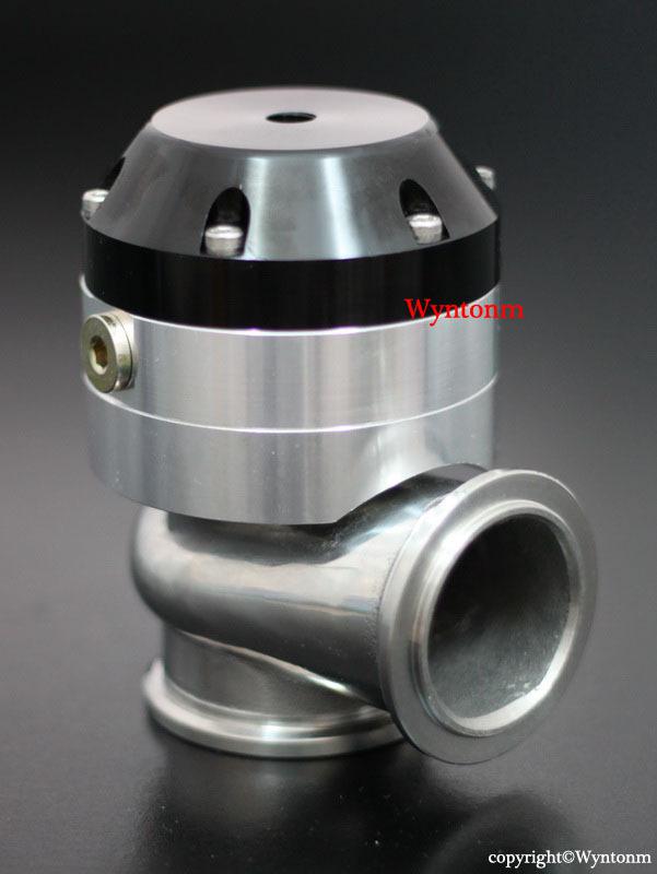 44mm turbo watercooled stainless steel mini wastegate waste gate 16 psi black