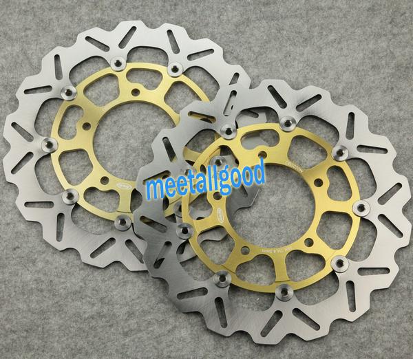 Front brake disc rotors for suzuki 06 07 gsx-r 600/750 k6 & 05-08 gsxr 1000
