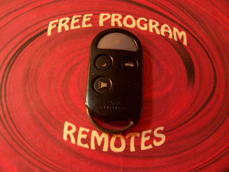 Keyless remote fob 95-99 infiniti logo i30 nissan maxima fcc id: a269zua078