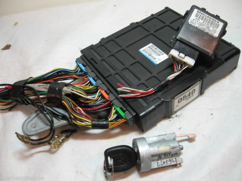 2001 eclipse spyder pcm ecu ecm engine computer mr560540 3.0l immobiliser & key