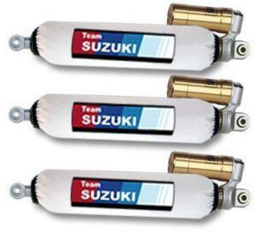 White shock covers suzuki racing ltr450 r quadracer ltr 450 quad racer (set 3)