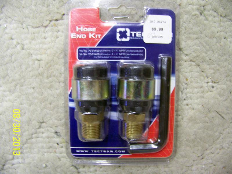 Sell BARJAN TECTRON 3/8" NPTF HOSE END KIT with HEX ALLEN WRENCH in Reading, Pennsylvania, US