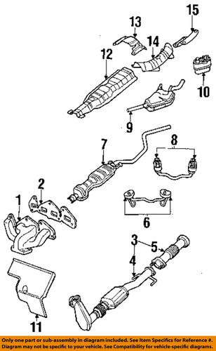 Saab oem 55557285 exhaust manifold gasket/exhaust manifold gaskets