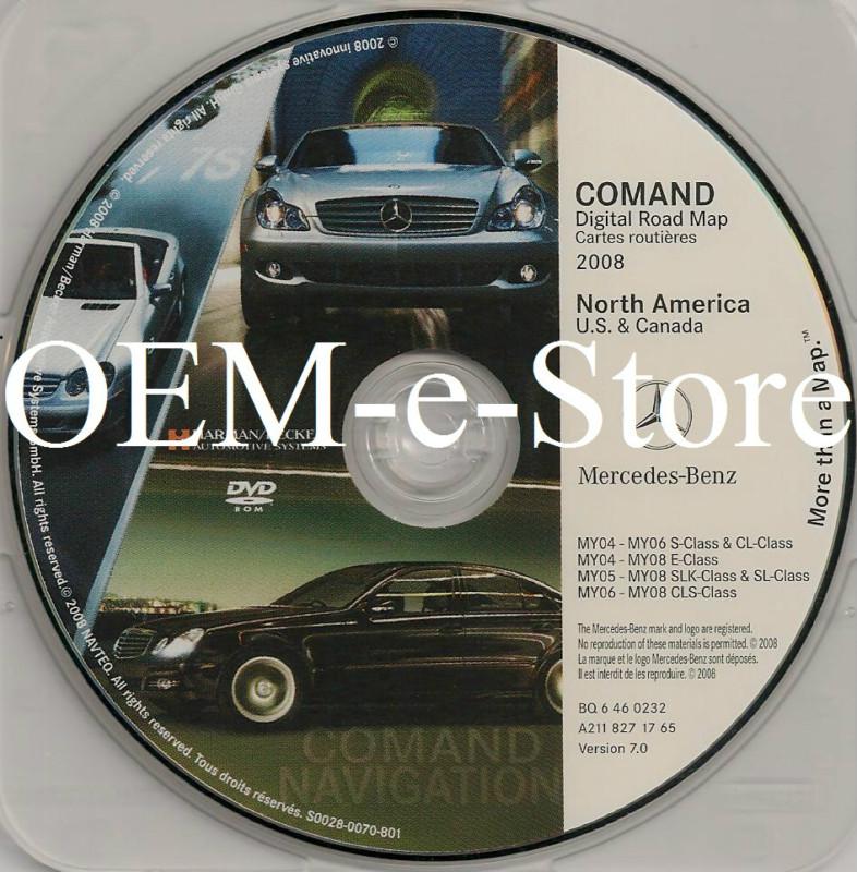 2007 2008 Mercedes Benz SL600 SL550 SL65 SL55 AMG Navigation DVD Map U.S Canada, US $115.00, image 2