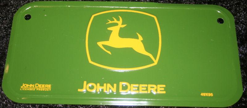 John deere tractor mini bike license plate small motorcycle bicycle kids cycle 1