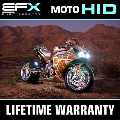 Efx 1pc slim ac digital hid conversion xenon headlight kit bmw motorcycle
