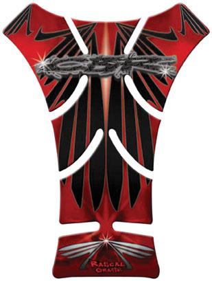 Honda cbr1000rr/cbr 1000rr 2004-2007 red/black tankpad