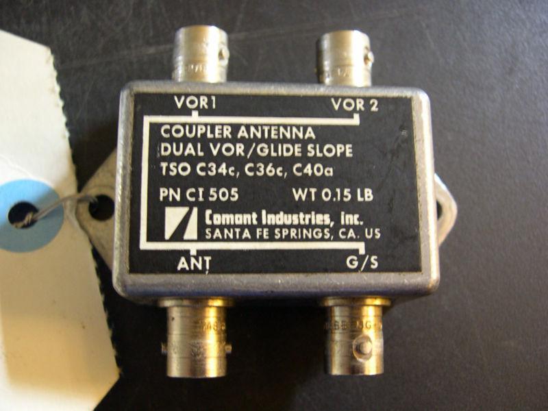 Comant coupler antenna dual vor / glide slope p/n ci505