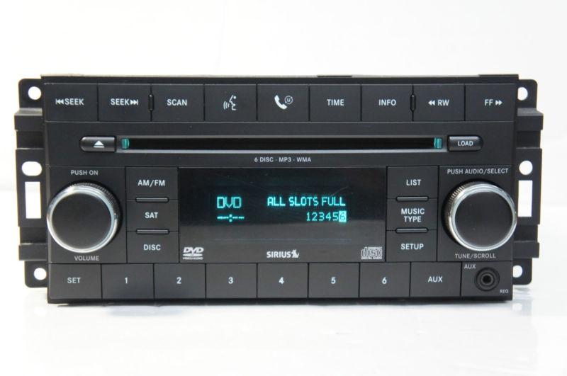 2008 sebring avenger 6 disc cd dvd mp3 wma radio req oem factory stereo 08
