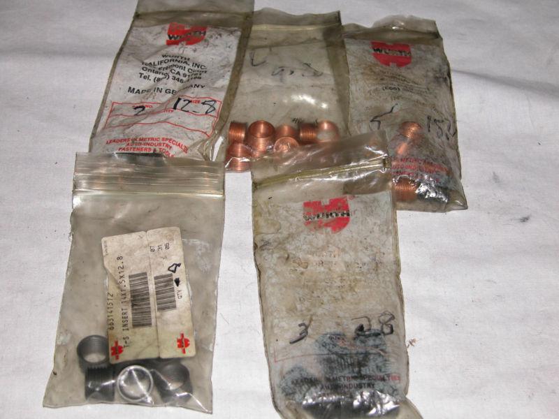 Sell WURTH TIME SERT 14mm SPARK PLUG INSERT SET with 26 inserts in