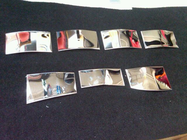 Corvette c5 1998-2004 polished stainless 7pc fan shroud cover kit chrome ls1 ls6