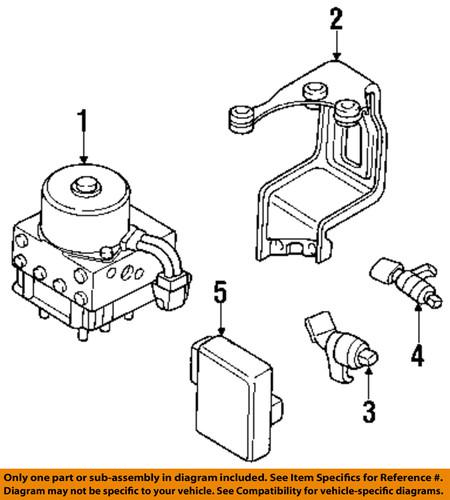 Volkswagen oem 1j0907375ae abs control module