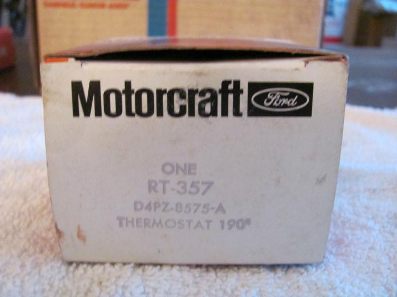 Ford motorcraft rt-357 d4pz-8575-a 190 degree thermostat 1967 ford fairlane? 