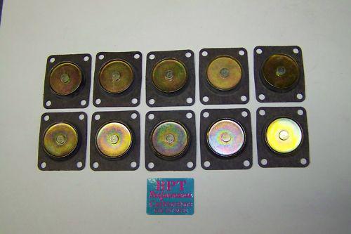10  holley 30cc accelerator pump diaphragms, aed bg demon grant qft