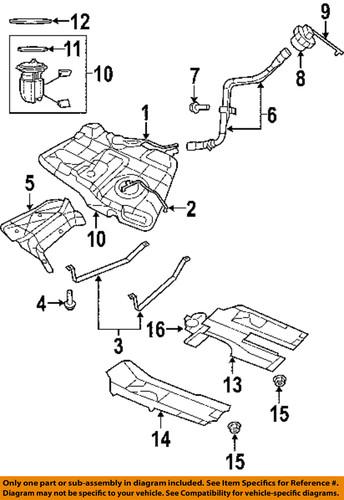 Mopar oem 5085274ac fuel system-filler pipe