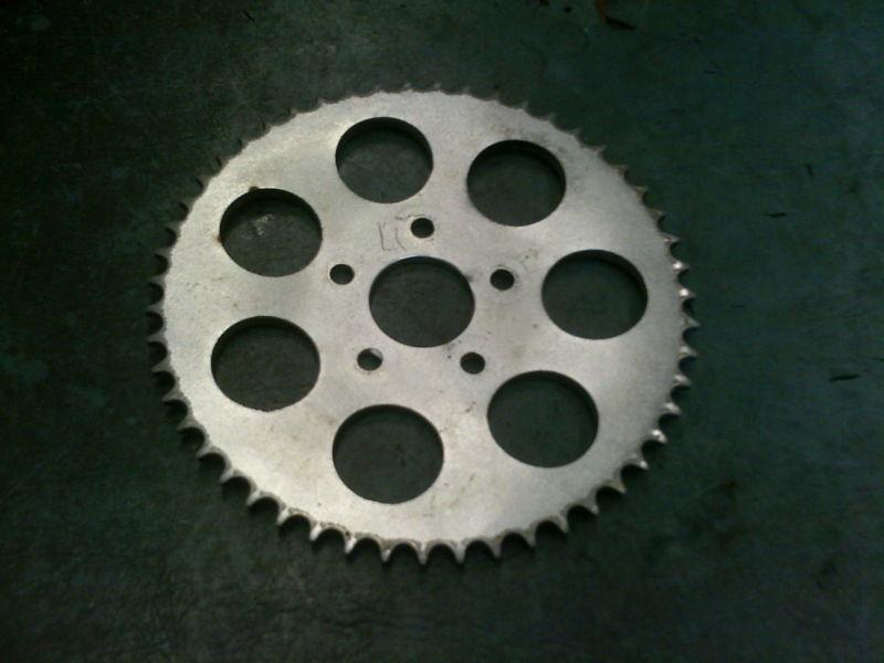 All harley hd dyna glide fx fl xl sportster ironhead 883 dished sprocket 51 51t
