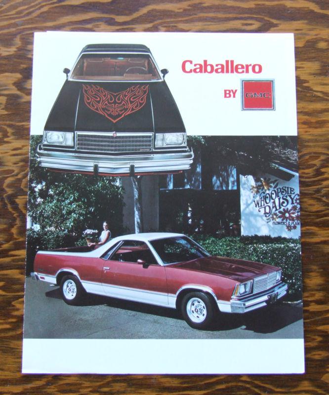 1979 gmc caballero sales brochure