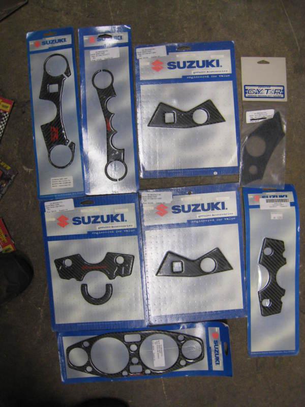 Carbon fibre parts lot for suzuki